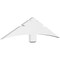 Ekena Millwork Davenport Architectural Grade PVC Gable Bracket, 60"W x 15"H x 2"D x 6"F, 6/12 Pitch GBP060X15X0206DAV00 - alternate 1